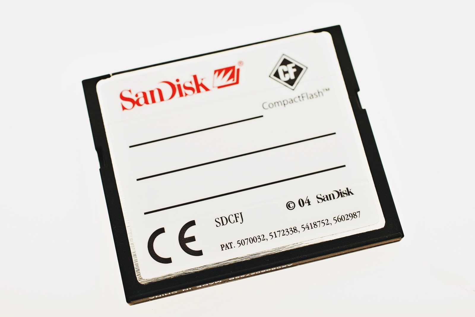 SanDisk 512MB Compact Flash Card MemoryCard CF Speicherkarte 713230